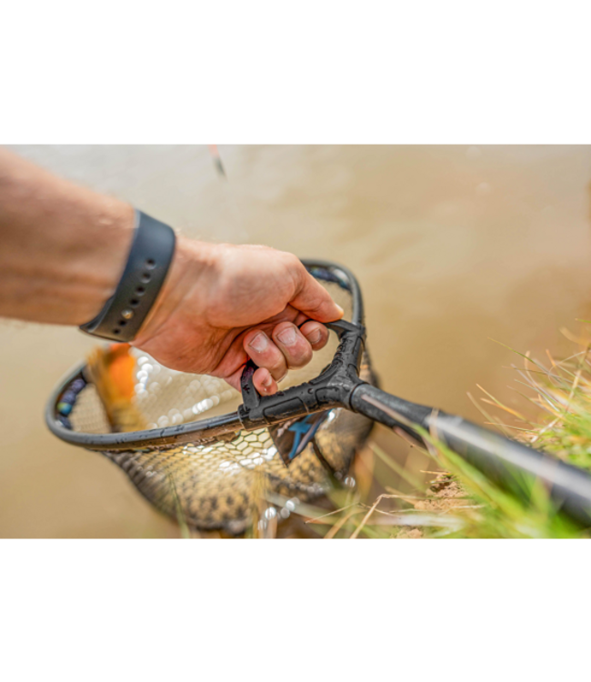 Preston Monster XS Lift Net – Tête d’Épuisette Très Solide avec Lift Handle Intégré, Cadre Aluminium et Maille Latex