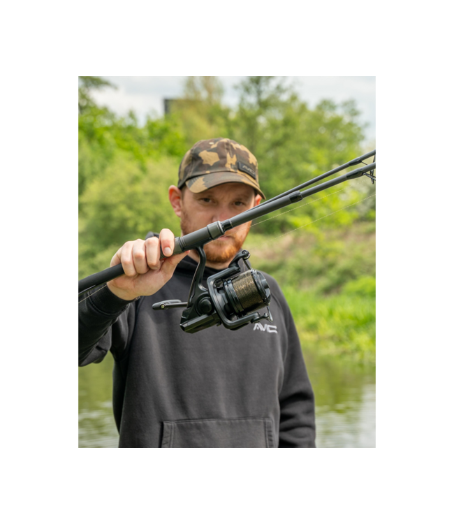 Avid Carp Ex-Cast Reel 10000 – Moulinet Big Pit Léger avec Super-Slow Oscillation, Rapid Front Drag et Bobine Aluminium