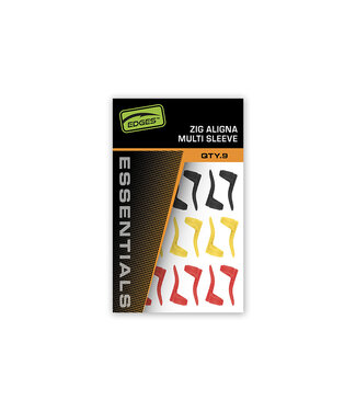 Fox Edges Essentials Zig Aligna Multi Sleeve Kit – 9 Sleeves für Zig Rigs