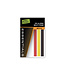 Fox Edges Essentials Zig Aligna Multi Foam Kit – Schwimmende Foam Barrels in Gelb, Rot und Schwarz für Zig Rigs