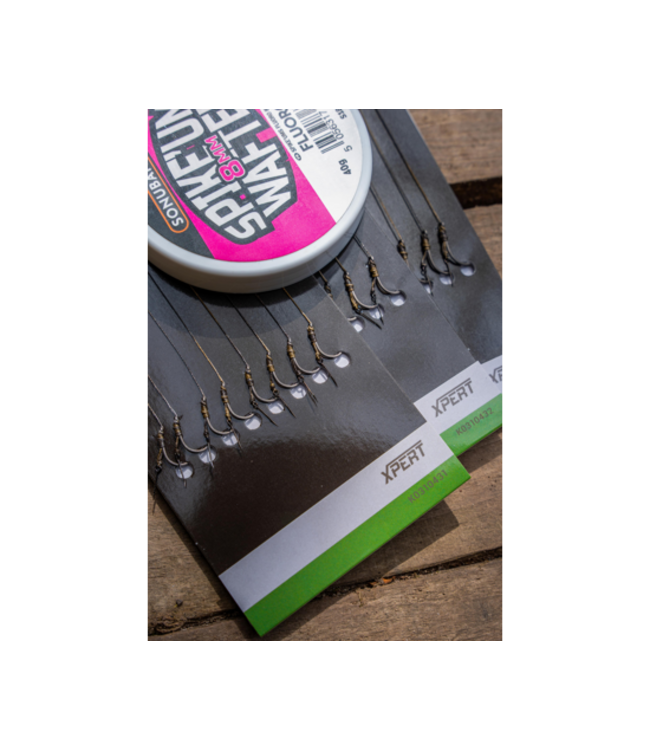 Korum 4" Power Braid Method Hair Rigs Barbed – Sterke Method Hair Rigs met Xpert Power Hook, Smokescreen Power Braid en Standaard Hair Lengte