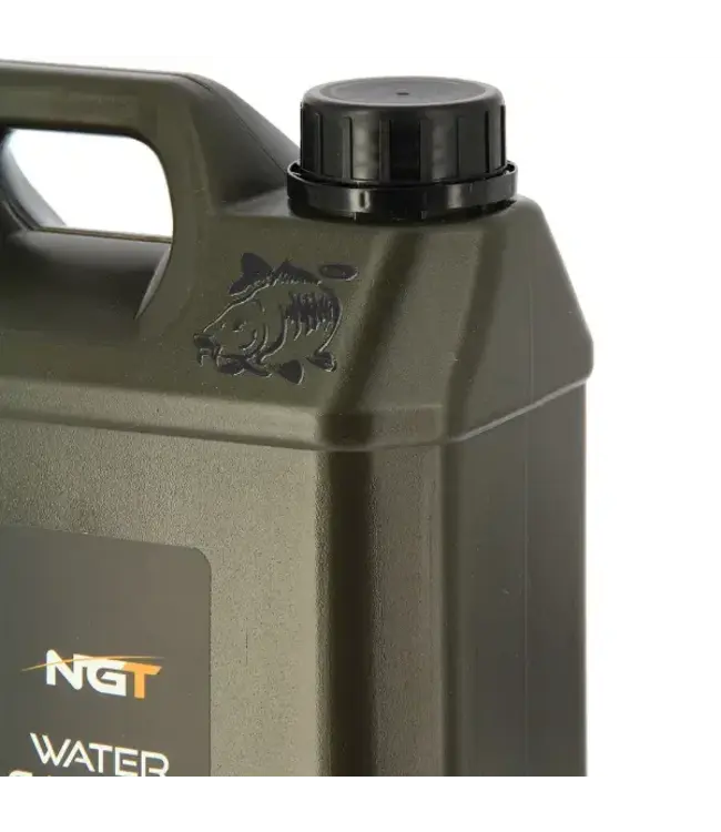 NGT Jerrican d’eau 2,5L vert – récipient compact en HDPE pour la pêche et le camping