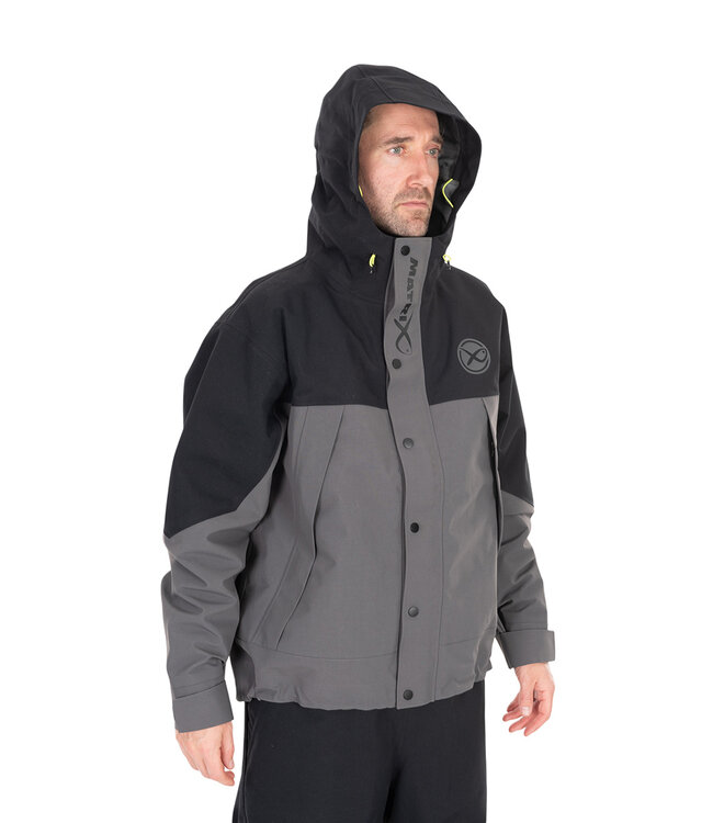 Matrix Pro-X Outer Shell Jacket – Veste de Compétition Imperméable et Respirante avec Protection 25K et Coupe Plus Courte pour Confort Assis
