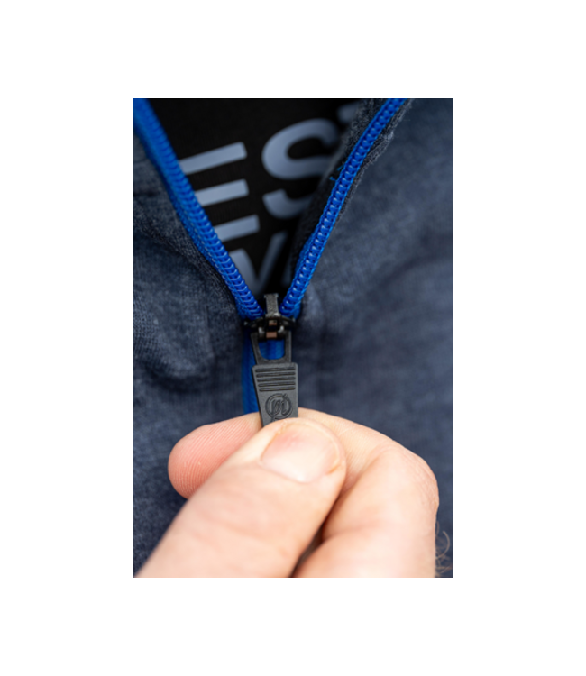 Preston Navy Tide Zip Hoodie – Veelzijdige Marineblauwe Hoodie met Volledige Rits, Verstelbare Kap en 2 Voorzakken