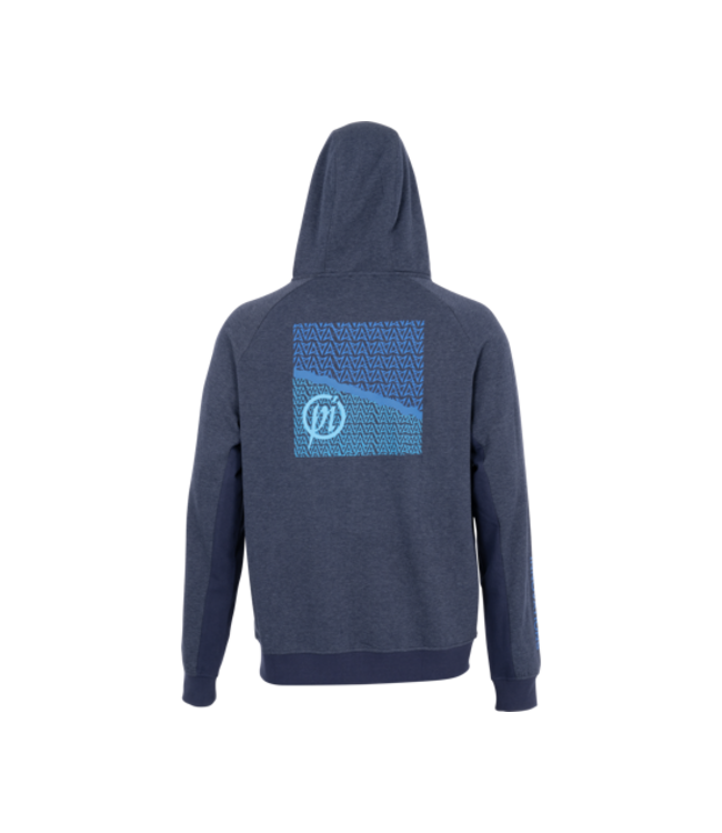 Preston Navy Tide Zip Hoodie – Hoodie Bleu Marine Polyvalent avec Zip Complet, Capuche Réglable et 2 Poches Avant