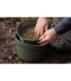 Korum EVA Solid Groundbait & Riddle Bowl Deep – Bassine EVA Profonde avec Coque Rigide pour Mélanger et Tamiser les Amorces