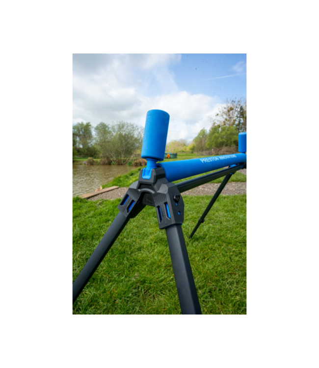 Preston Ignition Pole Roller – Rouleau de Déroulement Compact pour Cannes au Coup avec Pieds Télescopiques