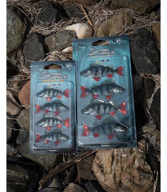 Fox Rage Ultra Natural Perch Fillet – Ultradunne Baarsimitatie voor Dropshot, Jighead en Weedless Montage