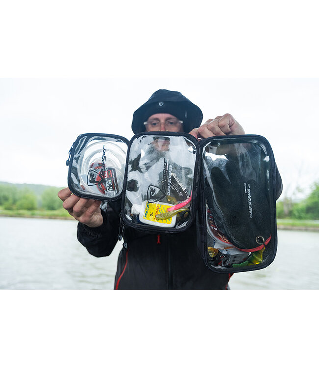 Fox Rage Voyager Camo Clear Storage – Transparante Opbergtas voor Kunstaas en Accessoires