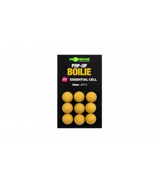 Korda Pop Up Boilie 14mm (9 pcs) Essential Cell – Imitatie Pop-Up Hookbaits met Mainline Smaak