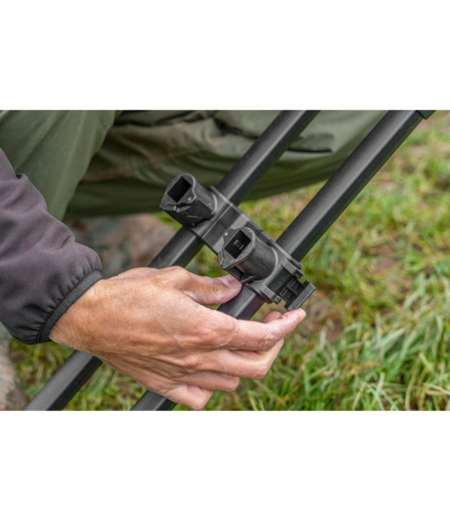 Korum Deluxe River Tripod 3 Rod Wide – Trépied Très Stable pour 3 Cannes