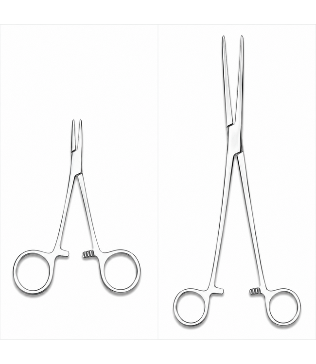 Reniers Fishing Pince Dégorgeoir Droite – Forcep Straight pour décrocher les poissons en sécurité, disponible en 10cm, 15cm, 20cm et 25cm