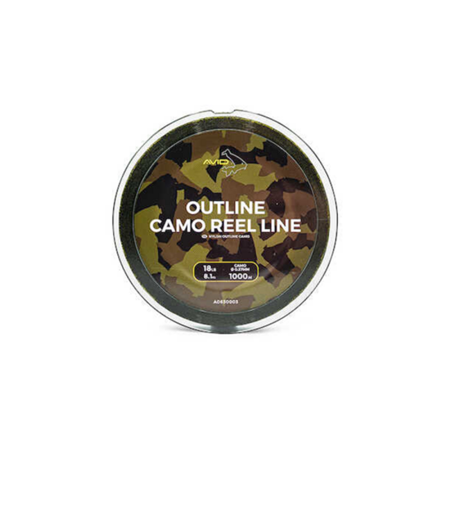 Avid Carp Outline Camo Reel Line (1000m)