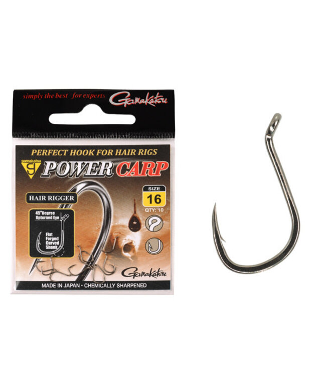 Gamakatsu G Power Carp Hair Rigger Barbed (10 pcs)