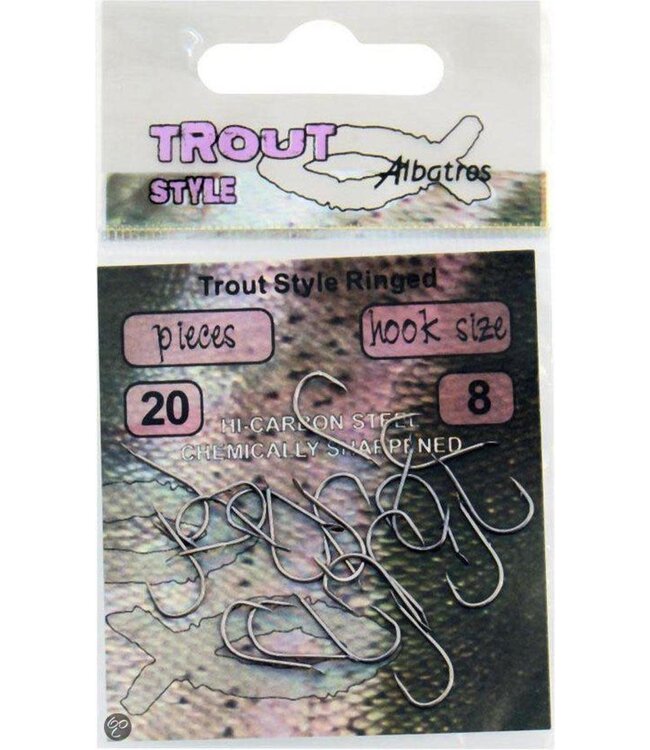 Albatros Trout Style Ringed Haken (20 pcs)