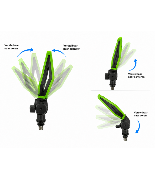 Reniers Fishing V Rod Rest Réglable – support de canne inclinable pour feeder, truite et pêche allround