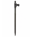 Reniers Fishing Aluminium Power Metal Drill Heavy Bankstick – Verstelbare Heavy Duty Bankstick met Drill Punt en Clamp Lock Sluiting