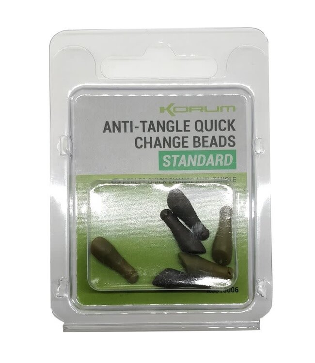 Korum Anti-Tangle Perles Changement Rapide Camou (6pcs)