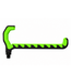 Reniers Fishing eluxe Long Surface Rest EVA Green-Black – long support de canne Soft EVA pour feeder, match, truite et pêche allround