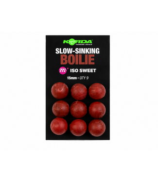 Korda Slow Sinking Boilie 15mm Iso Sweet