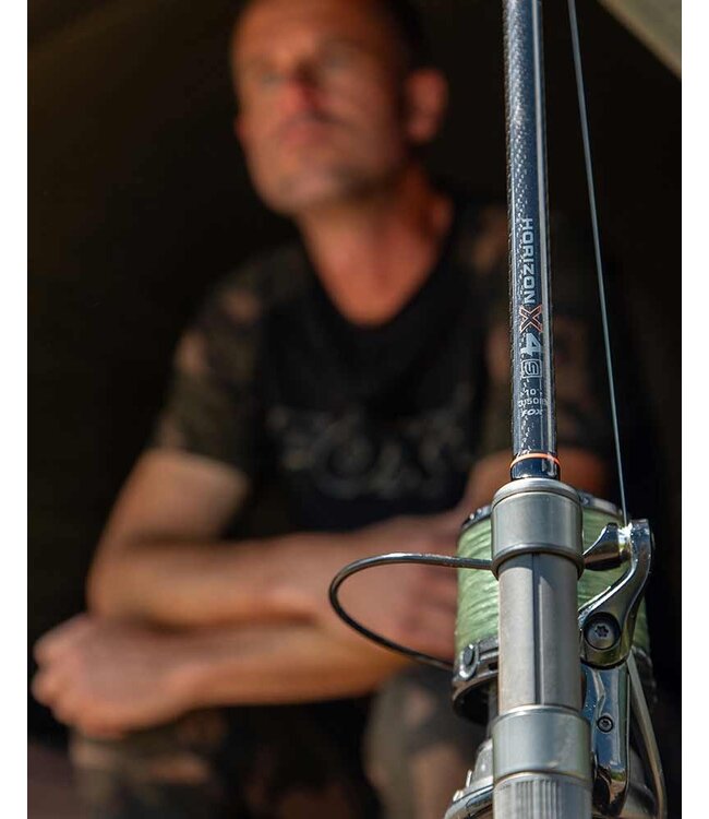 Fox Horizon X4-S Full Shrink Handle 12ft 3.5lb – Snelle High Modulus Karperhengel met Fuji Reelhouder