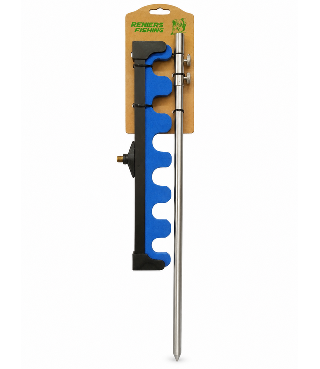 Reniers Fishing Set Support Top Kits avec Pique Télescopique – Support EVA Multiple pour Top Kits, Fighting Kits et Cannes
