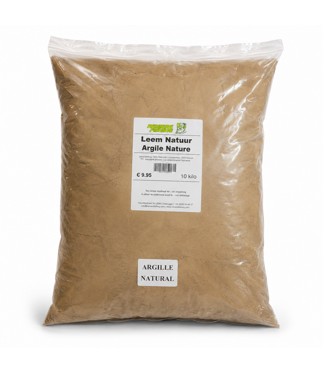 Reniers Fishing Reniers Fishing Vochtige Leem 10 kg Kleigrond voor Groundbait en Method Mix