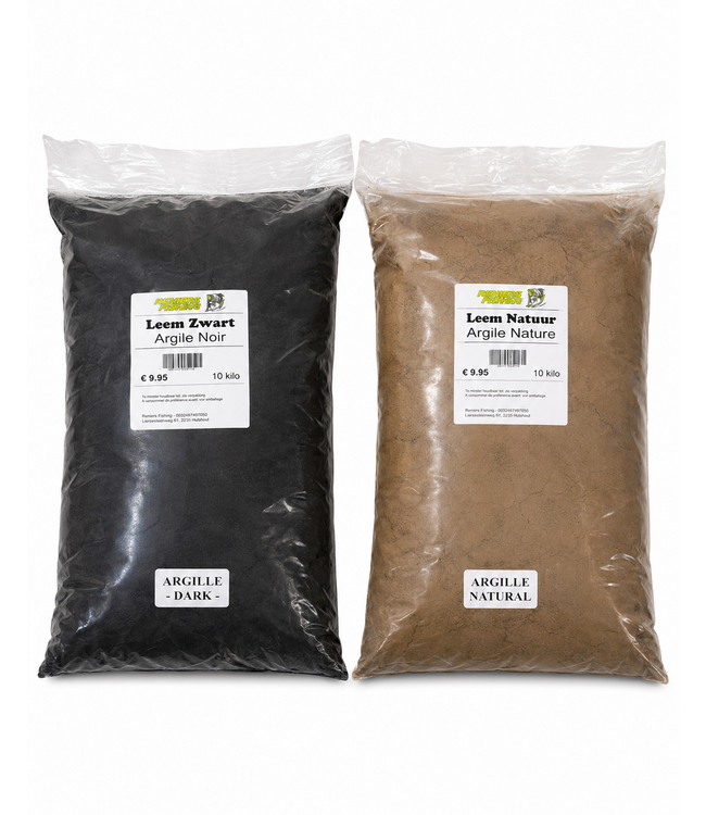 Reniers Fishing Reniers Fishing Vochtige Leem 10 kg Kleigrond voor Groundbait en Method Mix