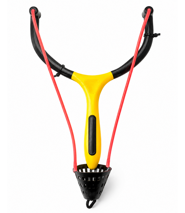 Reniers Fishing Anti-Twist Match Catapult – Fronde d’Amorçage Précise avec Latex USA, Système Anti-Twist et Élastique Remplaçable