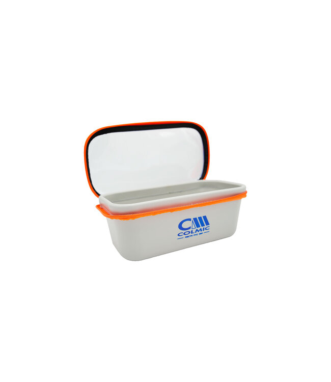 Colmic Recta PVC 260 – Bac à Appâts Étanche 26x14x10cm avec Couvercle Transparent