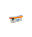 Colmic Recta PVC 140 – Bac à Appâts Carré 14x14x10cm avec Couvercle Transparent