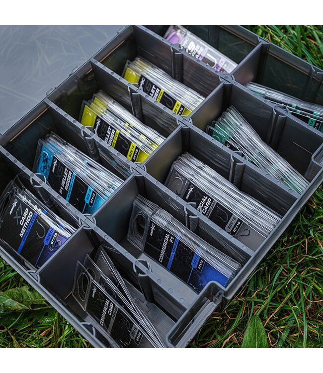Matrix Storage Box Medium Deep – boîte de pêche 20 cases, 28 x 22 x 8cm