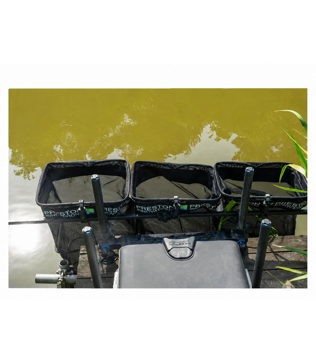 Preston Triple 2.5m Carp Keepnet Pack – set van 3 karperleefnetten