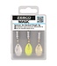 Zebco Magic Spinner Set 3g Mixed – 3 Inline-Spinner mit Einzelhaken