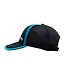 Drennan Black Baseball Cap – Zwarte vispet met aqua details