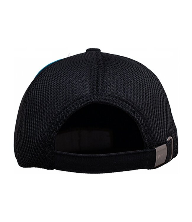 Drennan Black Baseball Cap – Zwarte vispet met aqua details