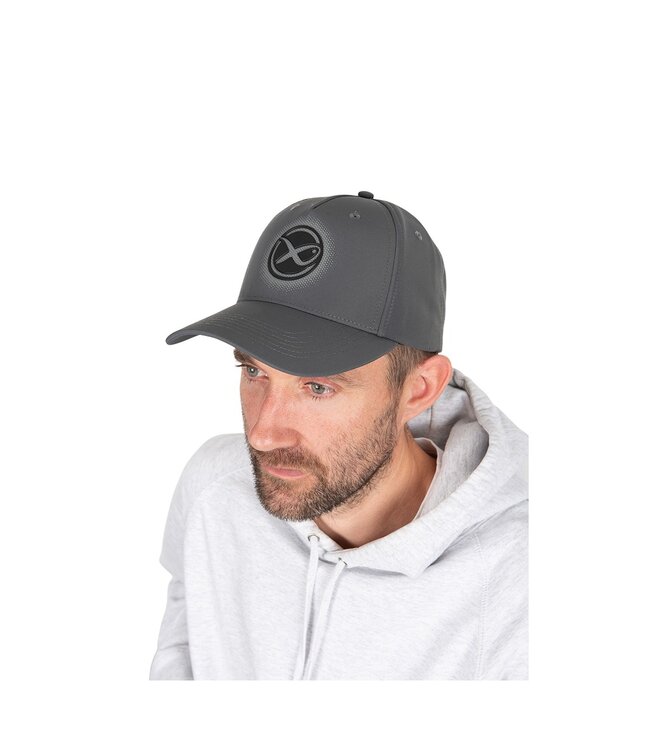 Matrix Faded Print Cap – Lichtgewicht 5-panel vispet met groot logo