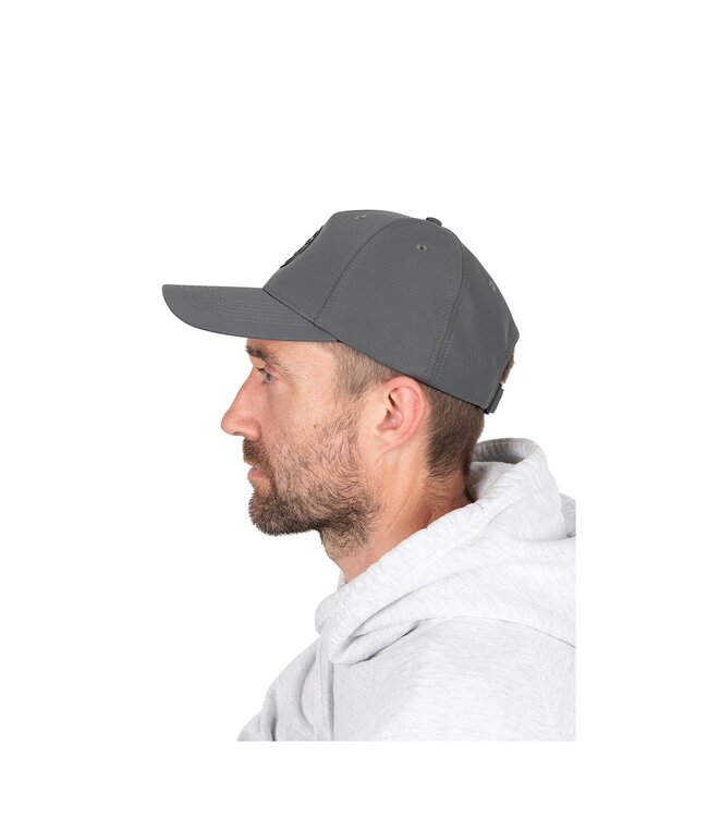 Matrix Faded Print Cap – Lichtgewicht 5-panel vispet met groot logo