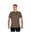 Fox Collection T Green – Groen gemêleerd T-shirt met zwart Fox-logo