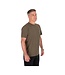 Fox Collection T Green – Groen gemêleerd T-shirt met zwart Fox-logo