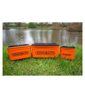 Sonubaits EVA Bait Tub & Strainer Set