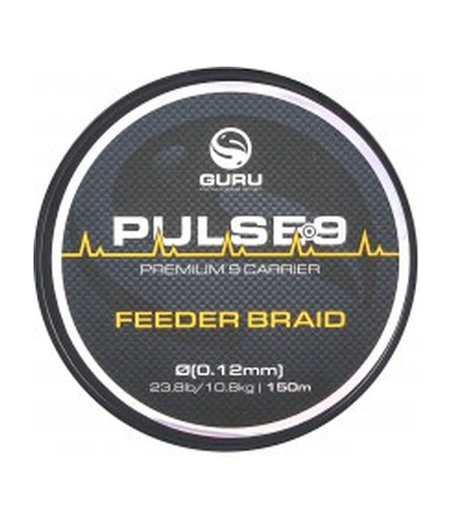 Guru Pulse 9 Feeder Braid 150m – Ronde 9-strengs gevlochten hoofdlijn