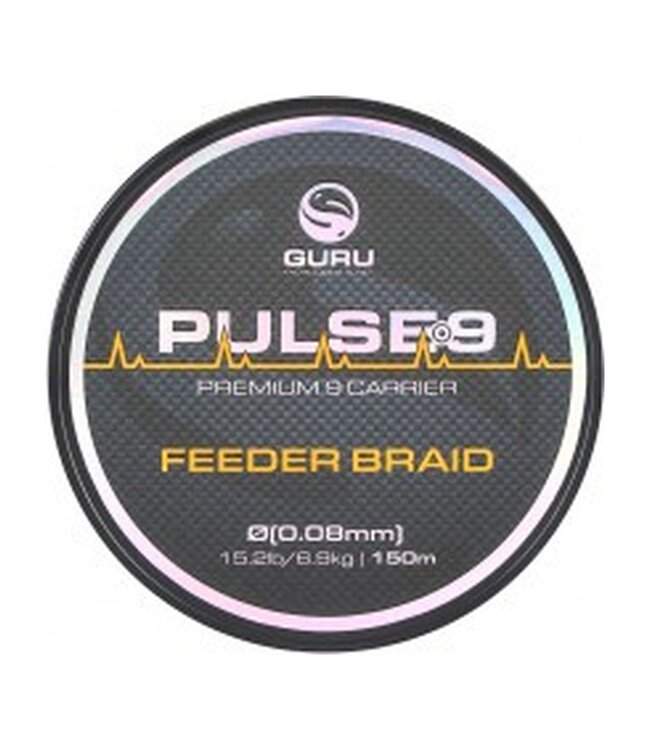 Guru Pulse 9 Feeder Braid 150m – Tresse coulante pour la pêche au feeder