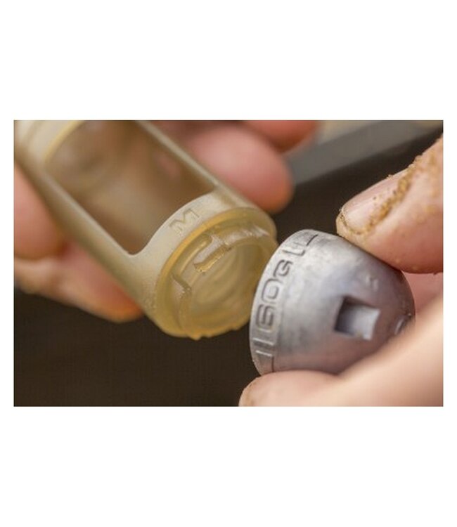 Guru X-Change Window Feeder Solid – Feeder à Fenêtre avec Plomb Interchangeable pour Asticots, Casters & Pellets