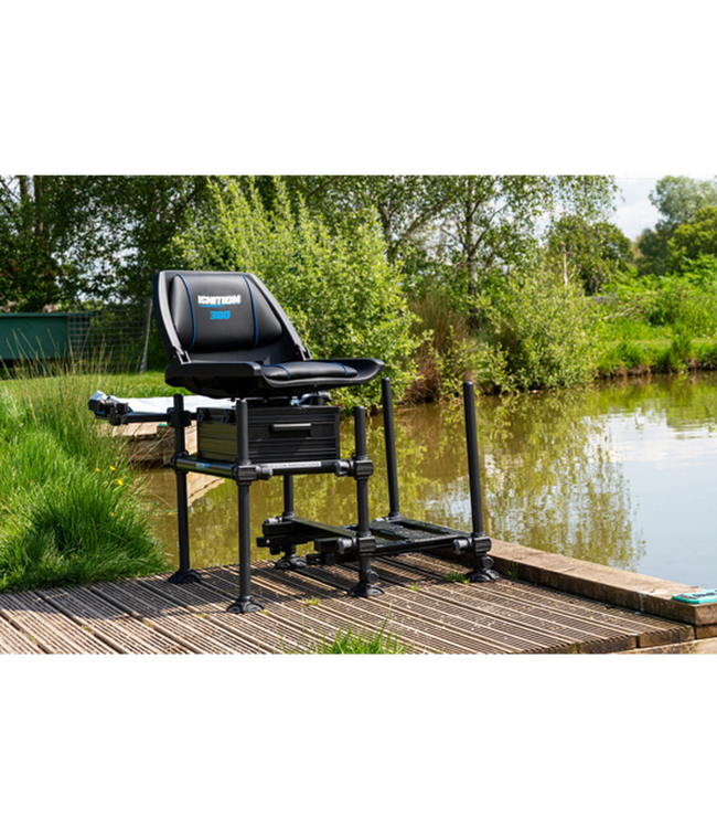Preston Ignition Station SL 360 Seatbox met draaizitting en voetplaat