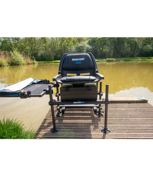 Preston Ignition Station SL 360 Seatbox met draaizitting en voetplaat