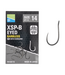 Preston XSP-B Eyed Barbless Haken – Feederhaken, 10 Stück