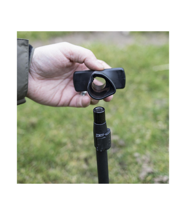 Korum Leverage Bankstick 60cm – Lichtgewicht Aluminium Hengelsteun met Standaardpunt
