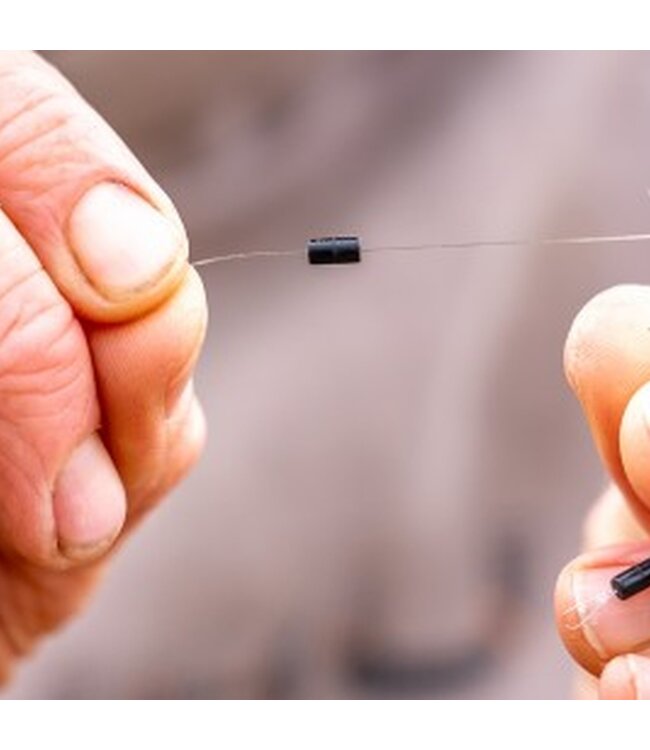 Guru Super Tight Line Stops Squared Black – Stoppeurs Carrés pour Waggler & Feeder