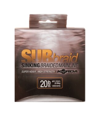 Korda Sub Braid Sinking Braided Mainline 20lb